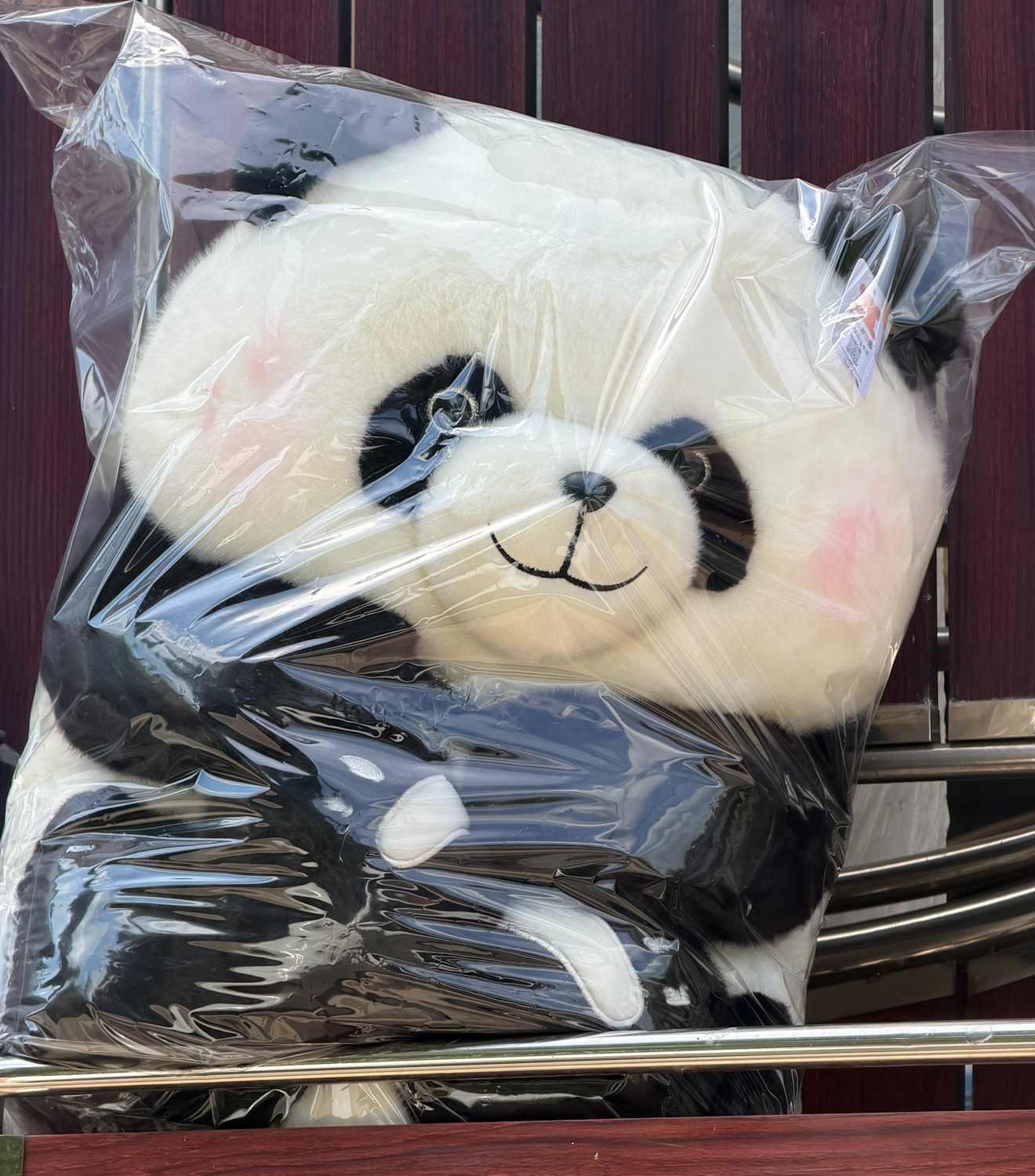 ตุ๊กตาหมีแพนด้าอ้วน ขนนุ่ม 50-70cm