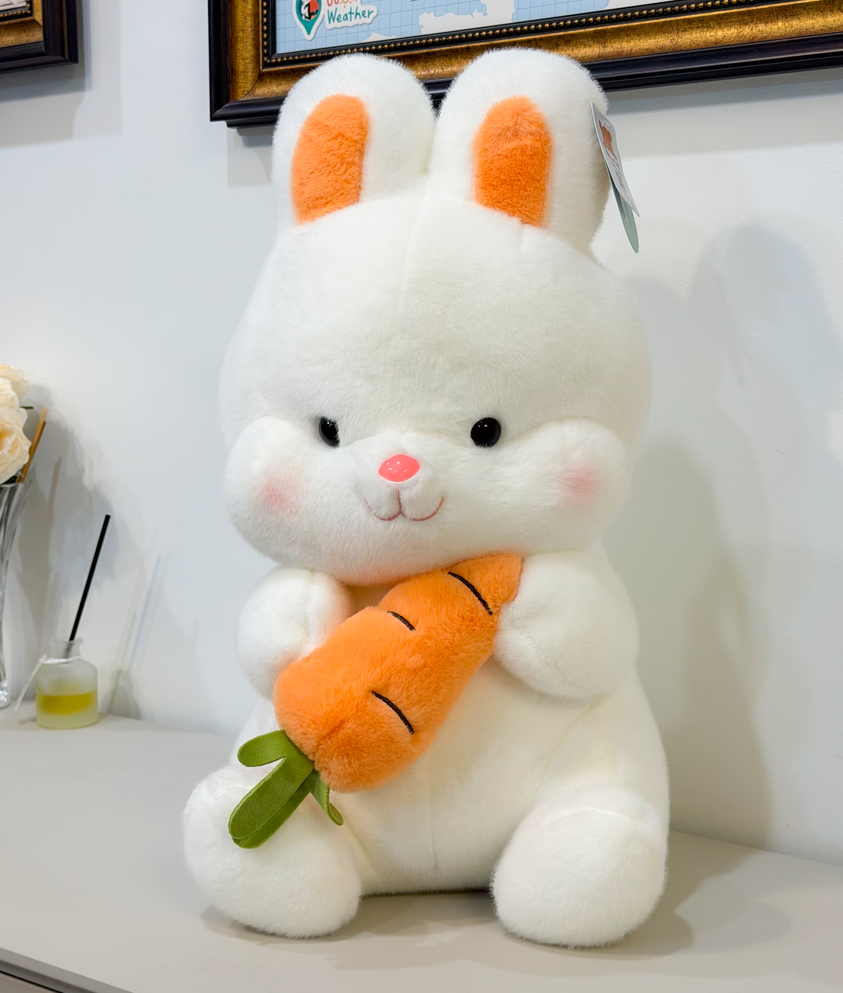 ตุ๊กตากระต่ายถือแครอท 50cm ตุ๊กตากระต่ายถือแครอท 50cm