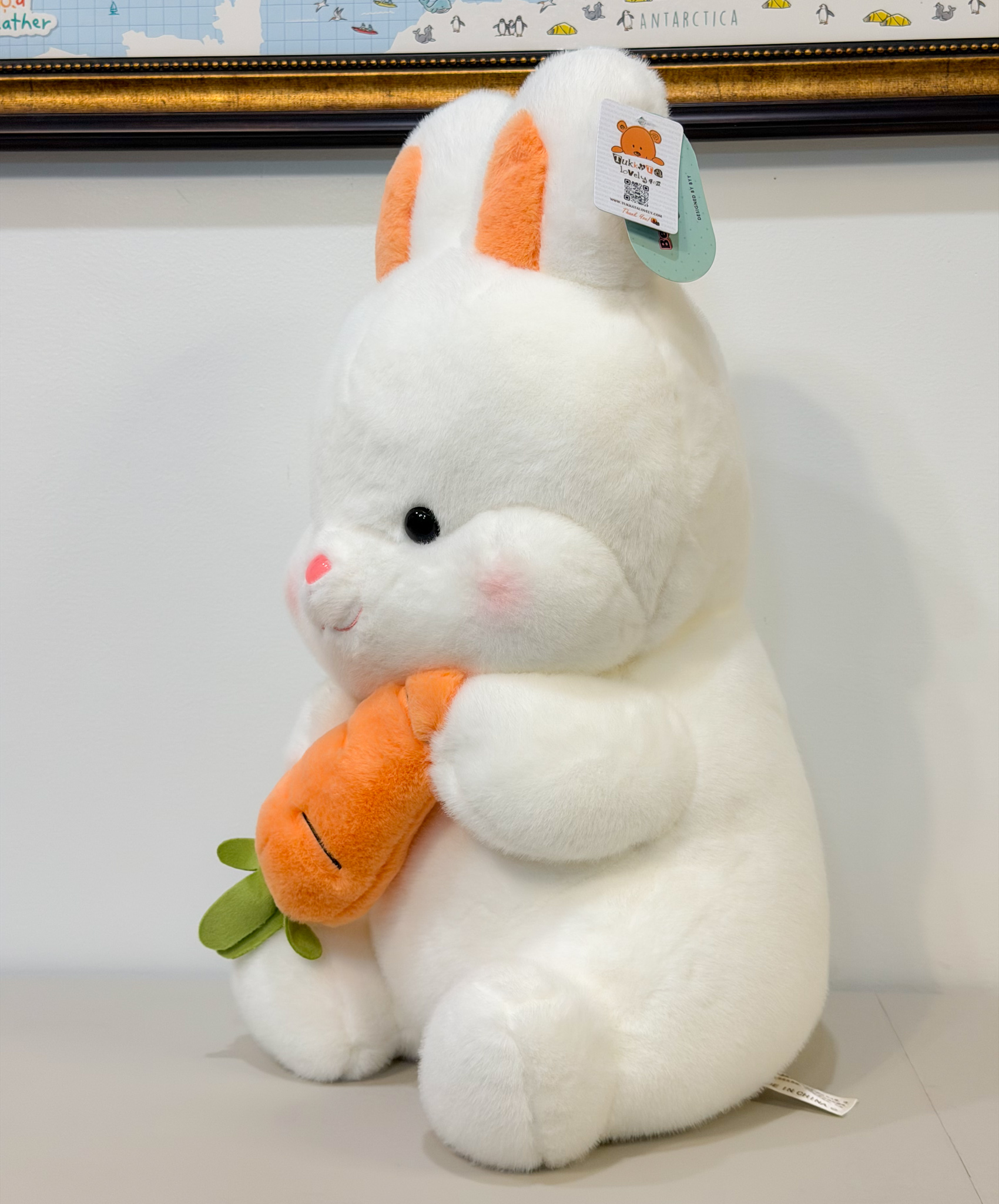 ตุ๊กตากระต่ายถือแครอท 50cm ตุ๊กตากระต่ายถือแครอท 50cm