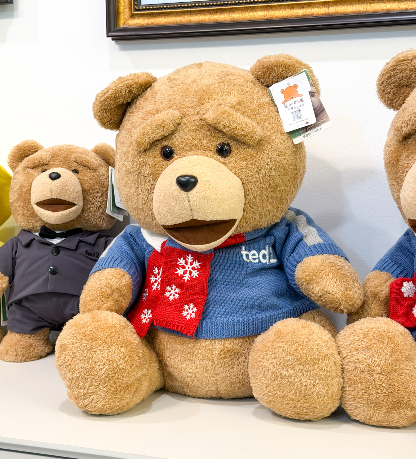 ตุ๊กตาหมี Ted2 ตัวใหญ่ ขนาด 45cm (ชุดไหมพรม)