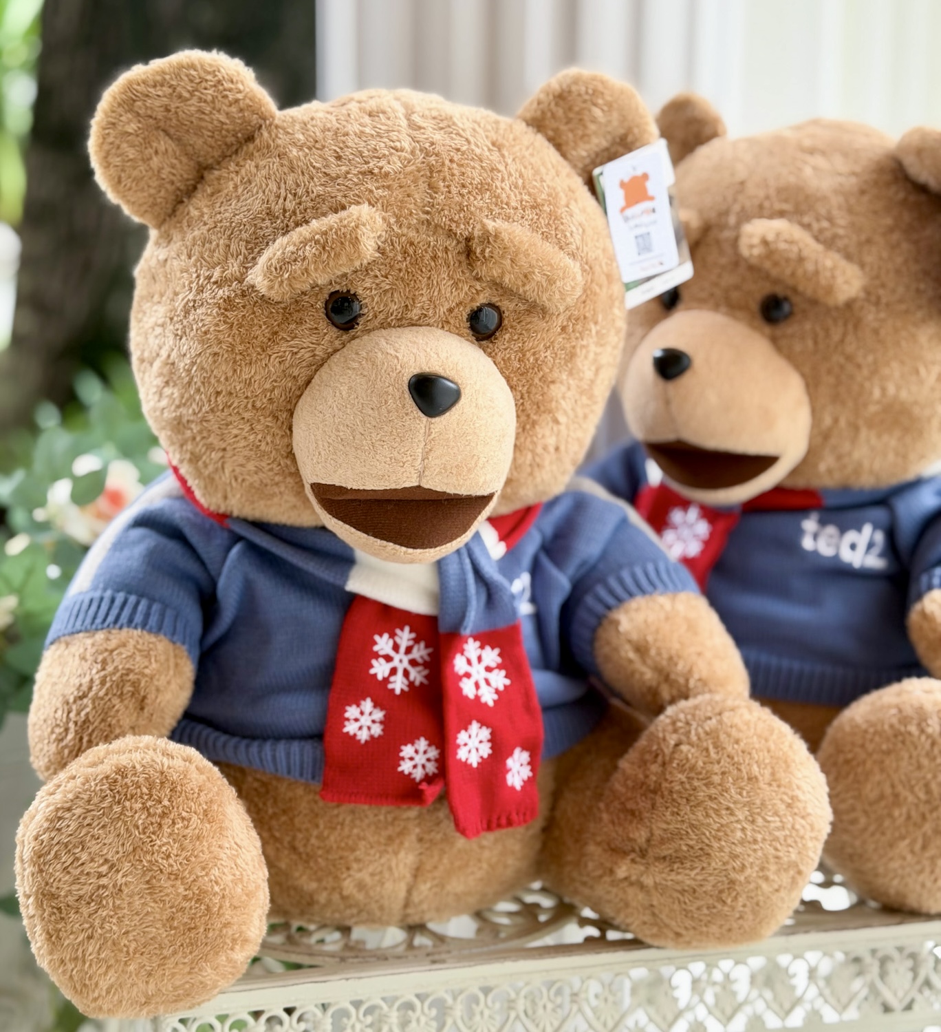 ตุ๊กตาหมี Ted2 ตัวใหญ่ 45cm (ชุดไหมพรม)