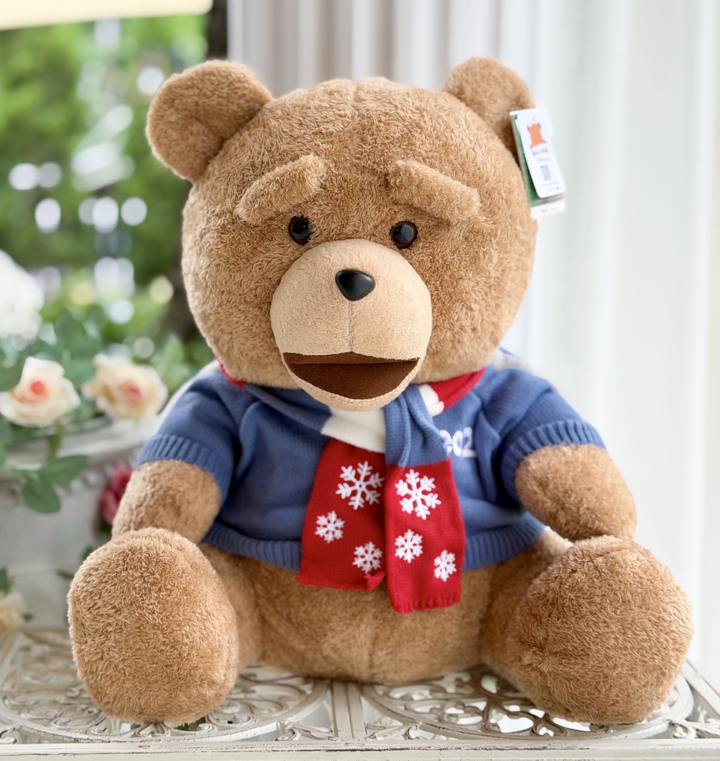 ตุ๊กตาหมี Ted2 ตัวใหญ่ 45cm (ชุดไหมพรม)