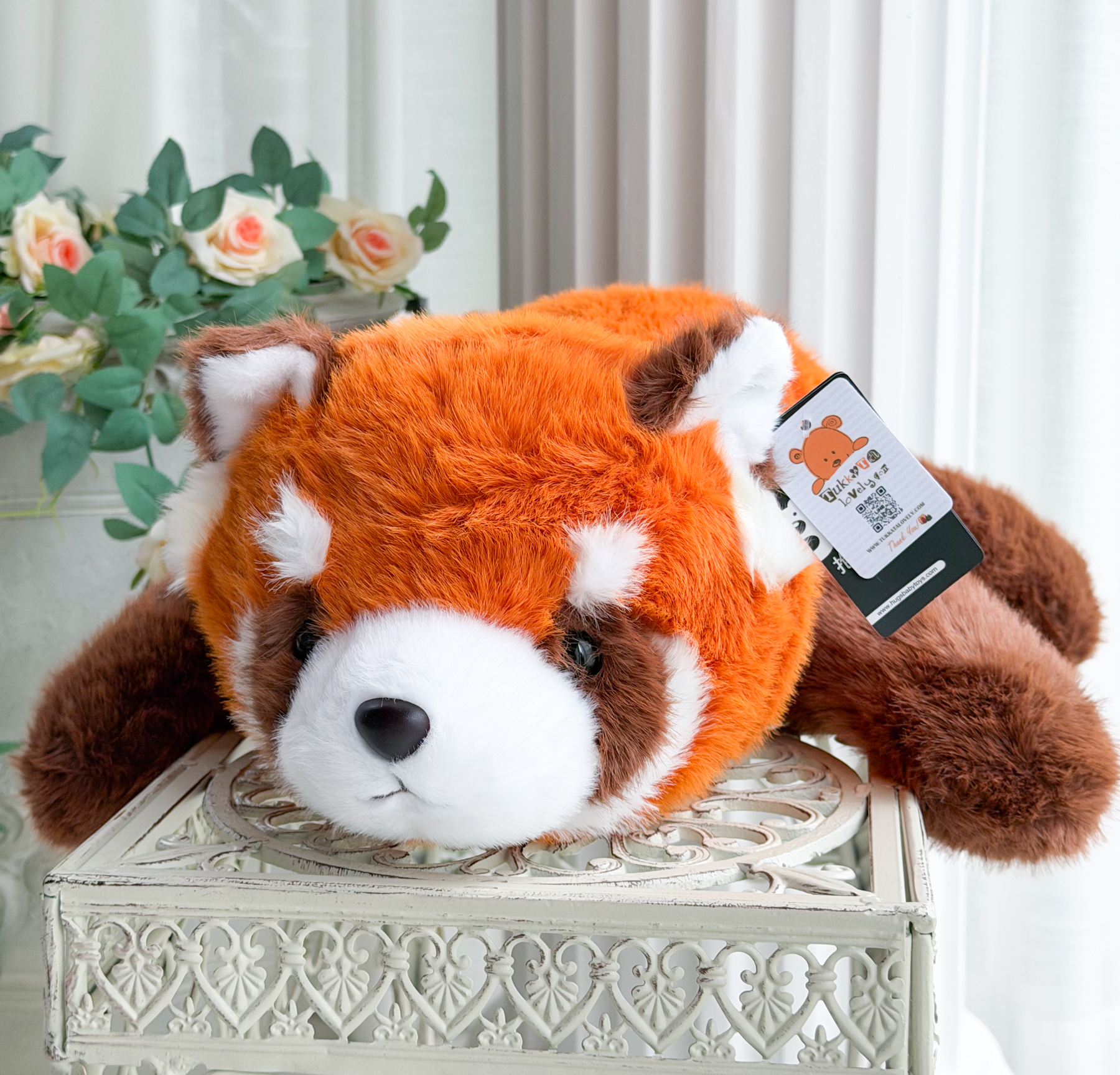 ตุ๊กตาแพนด้าแดง (Red Panda) ขนนุ่มพรีเมียม ขนาด 65cm
