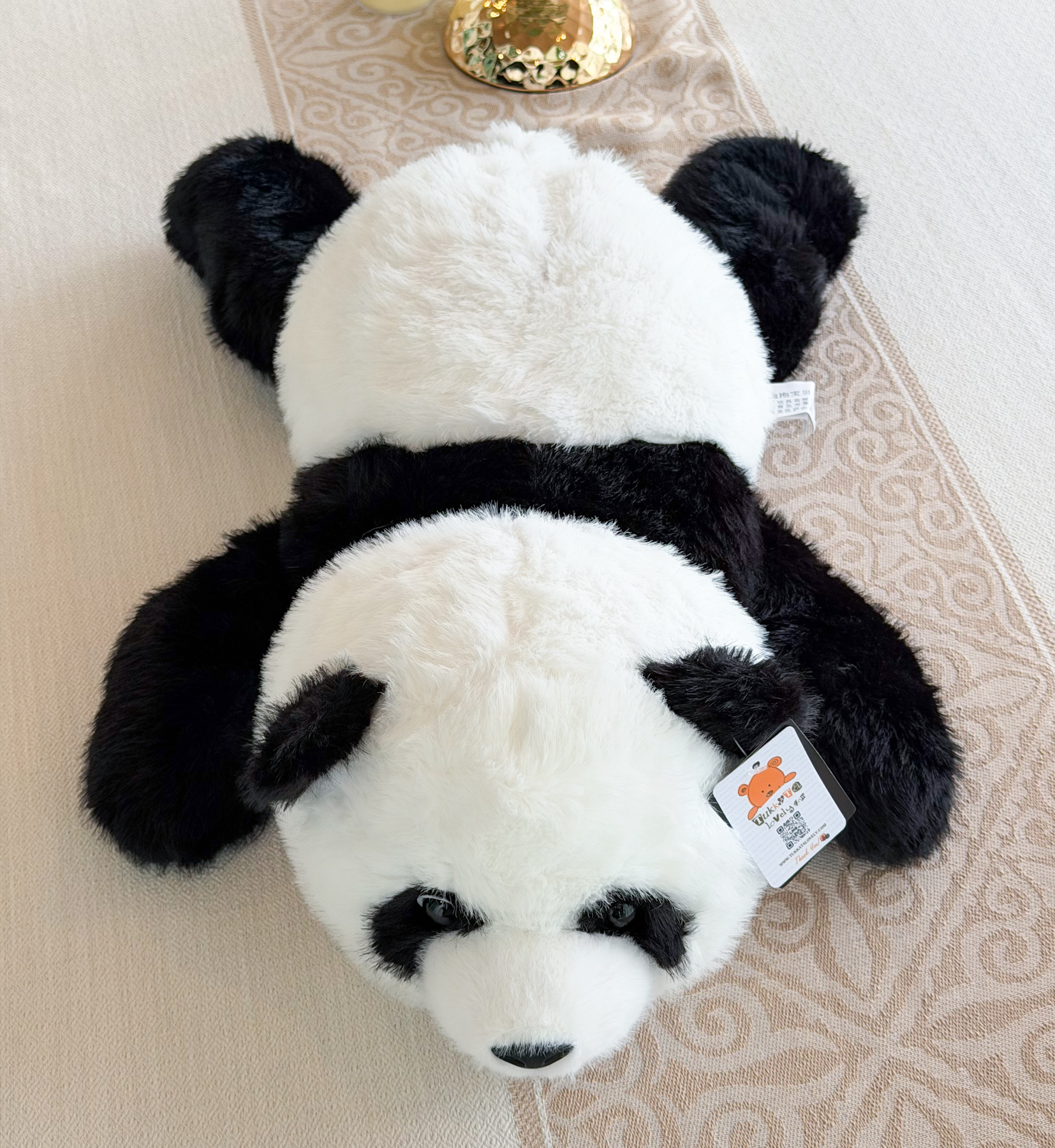 ตุ๊กตาหมีแพนด้า ขนนุ่มพรีเมียม ขนาด 65cm