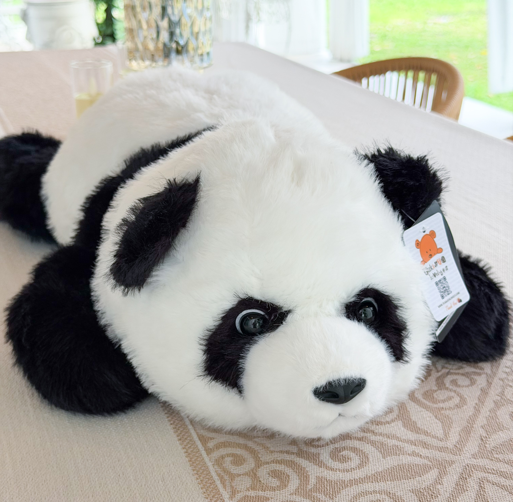 ตุ๊กตาหมีแพนด้า ขนนุ่มพรีเมียม ขนาด 65cm
