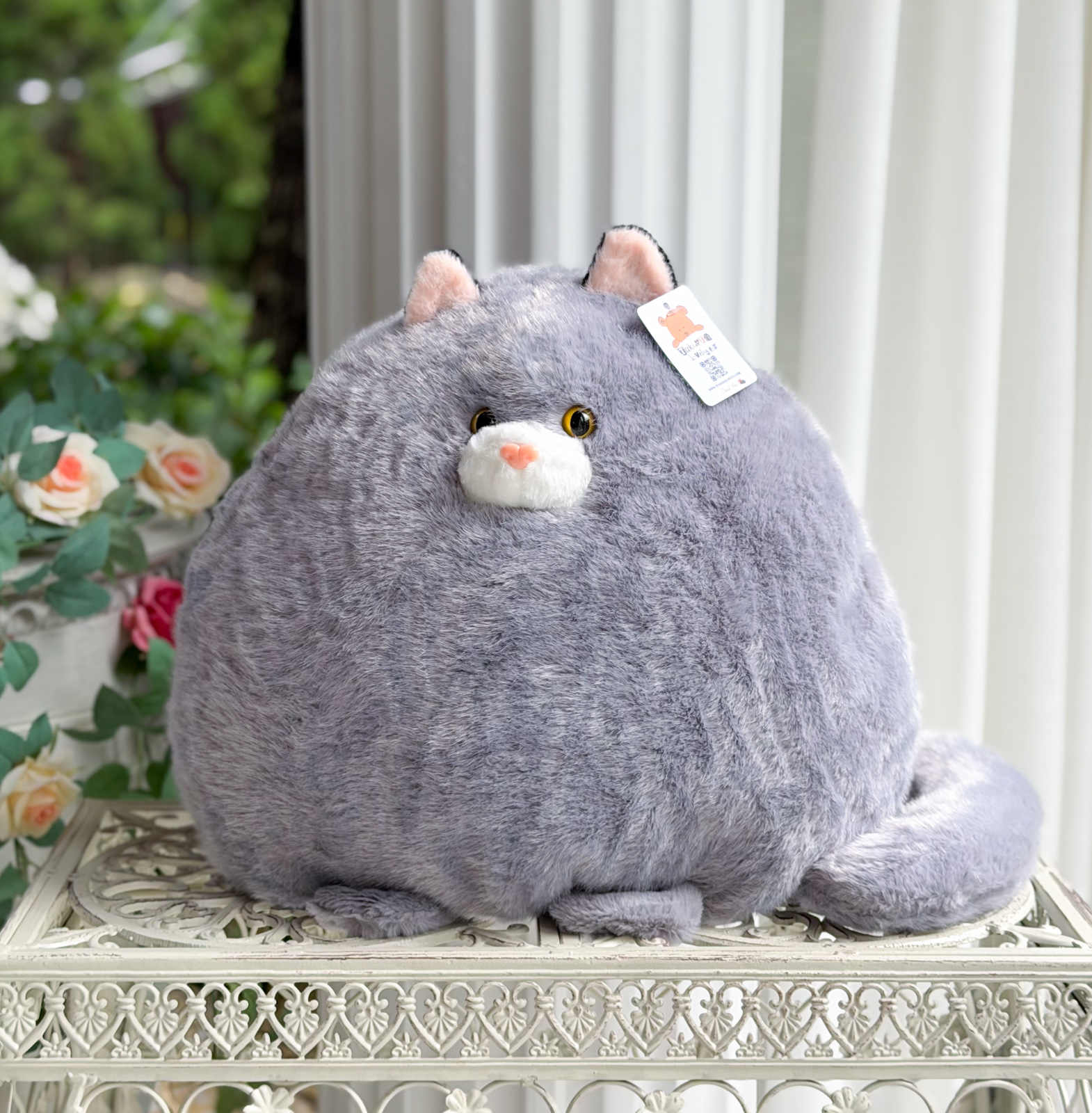 ตุ๊กตาแมวอ้วนขนฟู ขนาด 40cm