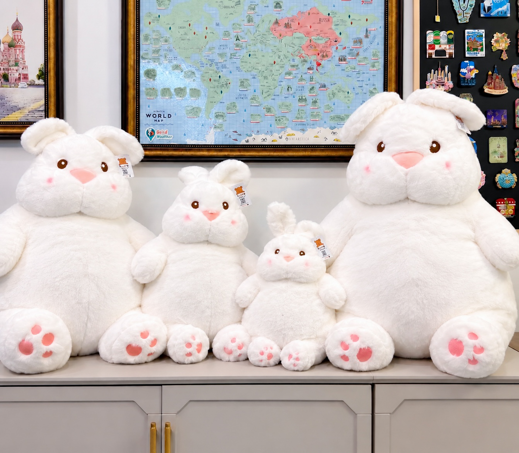 ตุ๊กตากระต่ายอ้วนตัวใหญ่ 45-90cm
