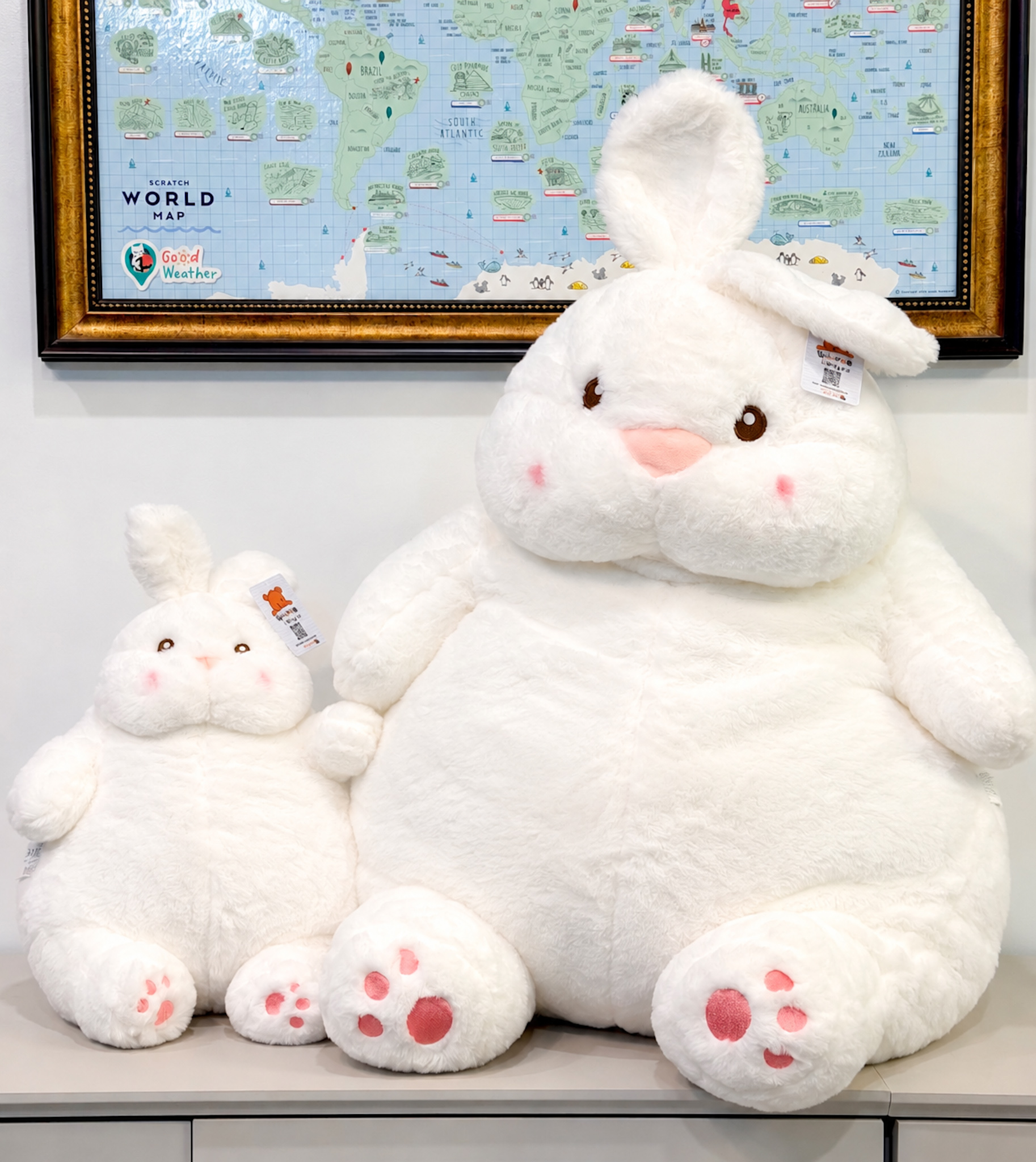 ตุ๊กตากระต่ายอ้วนตัวใหญ่ 45-90cm
