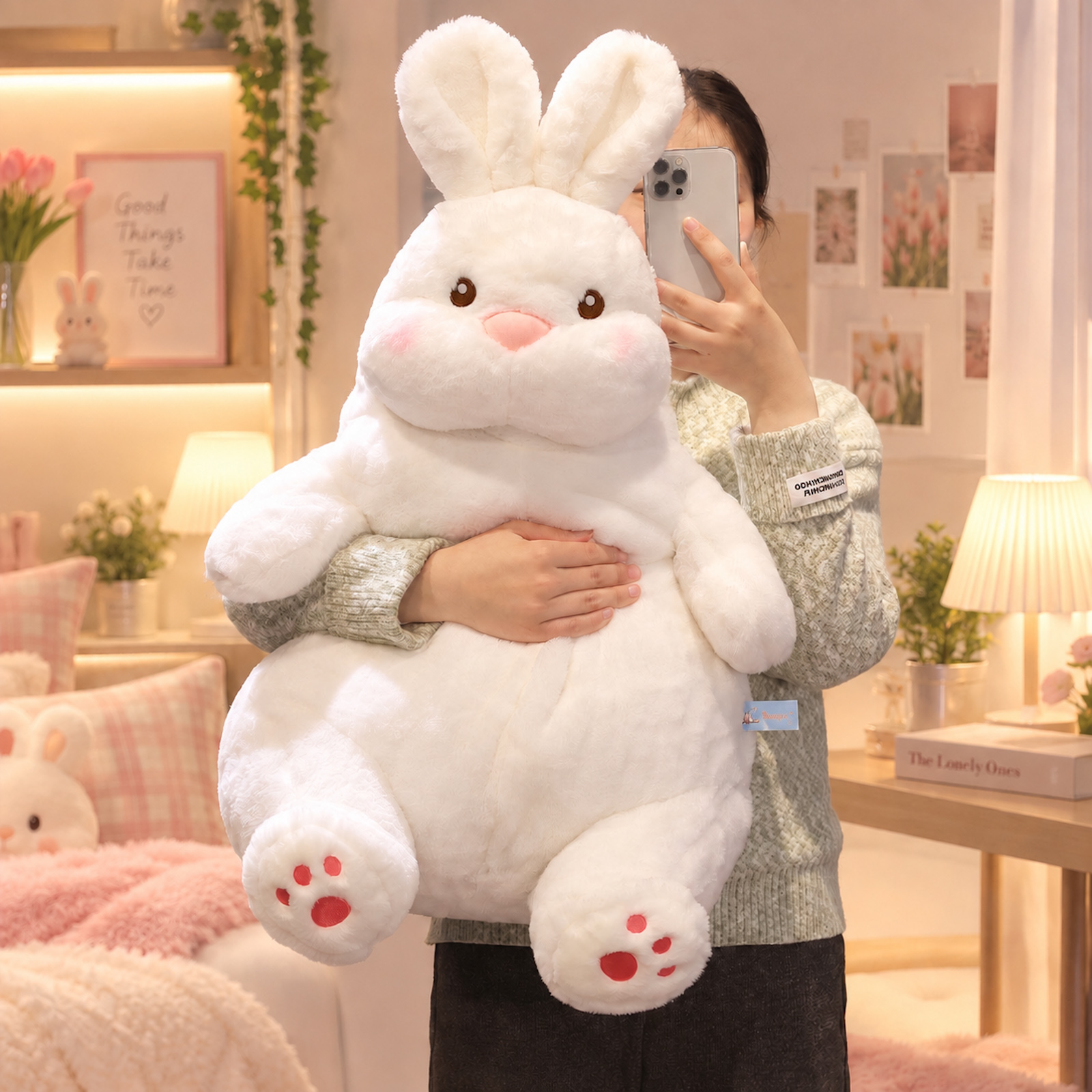 ตุ๊กตากระต่ายอ้วนตัวใหญ่ 45-90cm