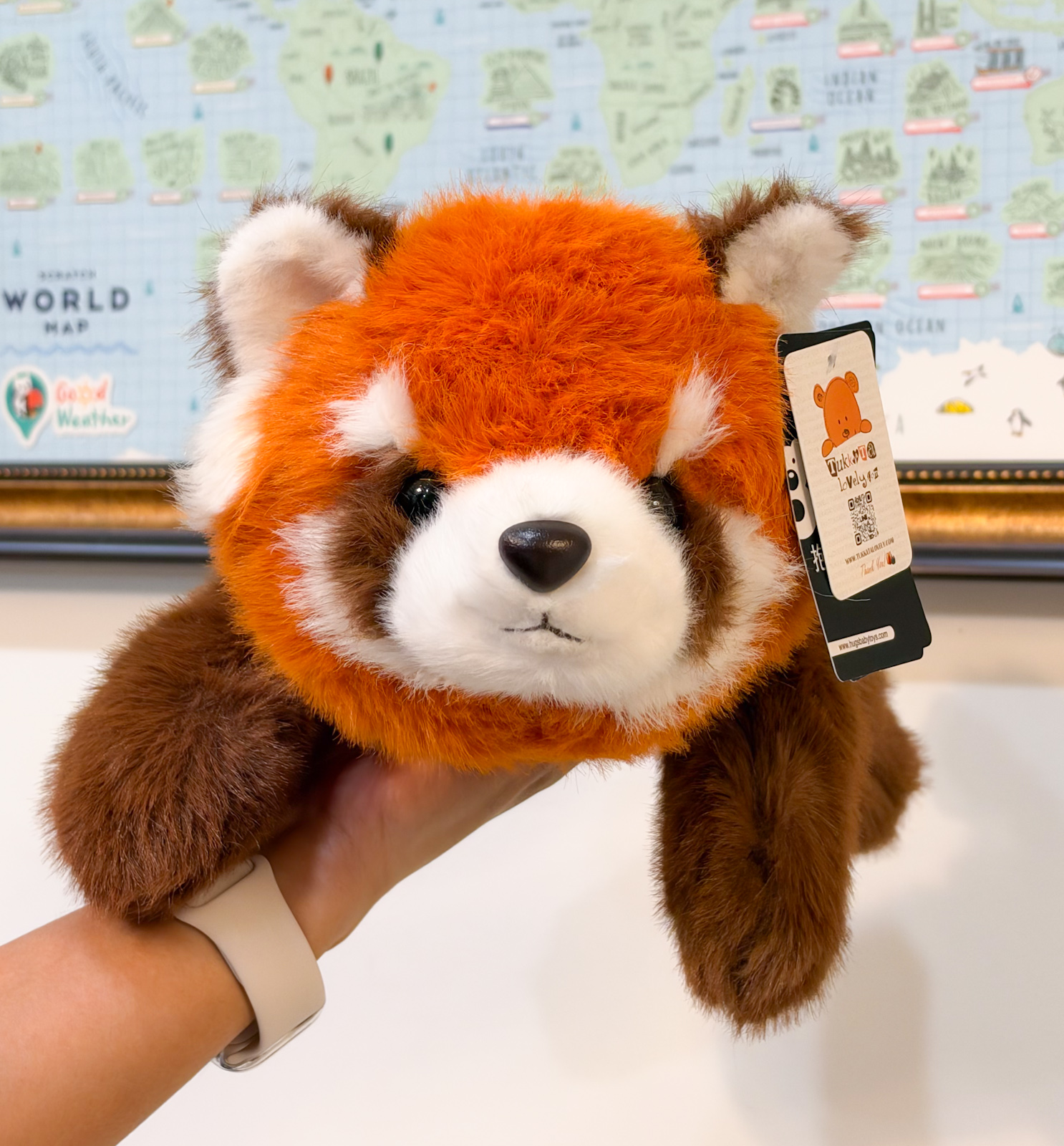 ตุ๊กตาแพนด้าแดง (Red Panda) ขนนุ่มพรีเมียม ขนาด 45-65cm