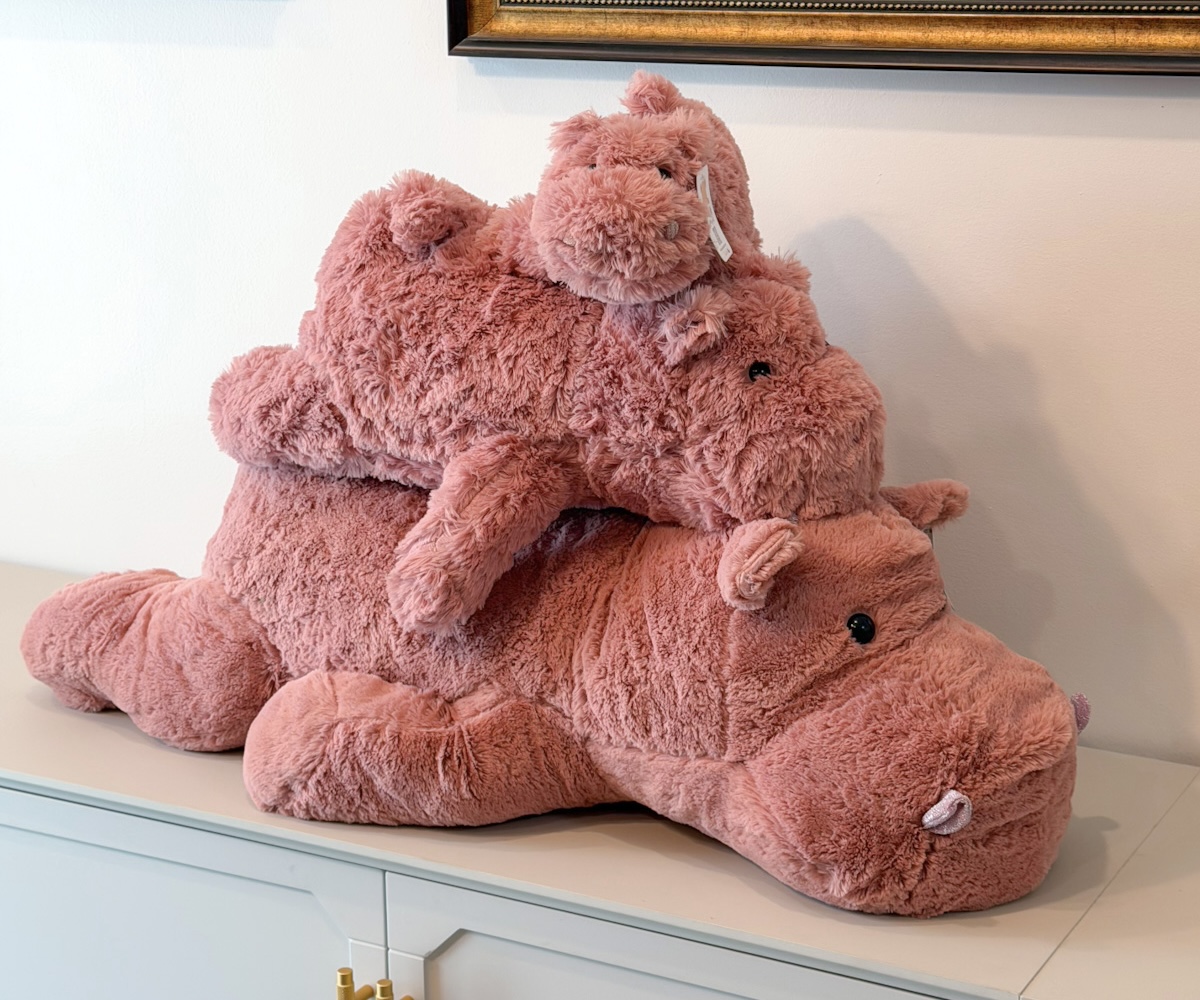 ตุ๊กตาฮิปโป (น้องหมูเด้ง)  35-85cm