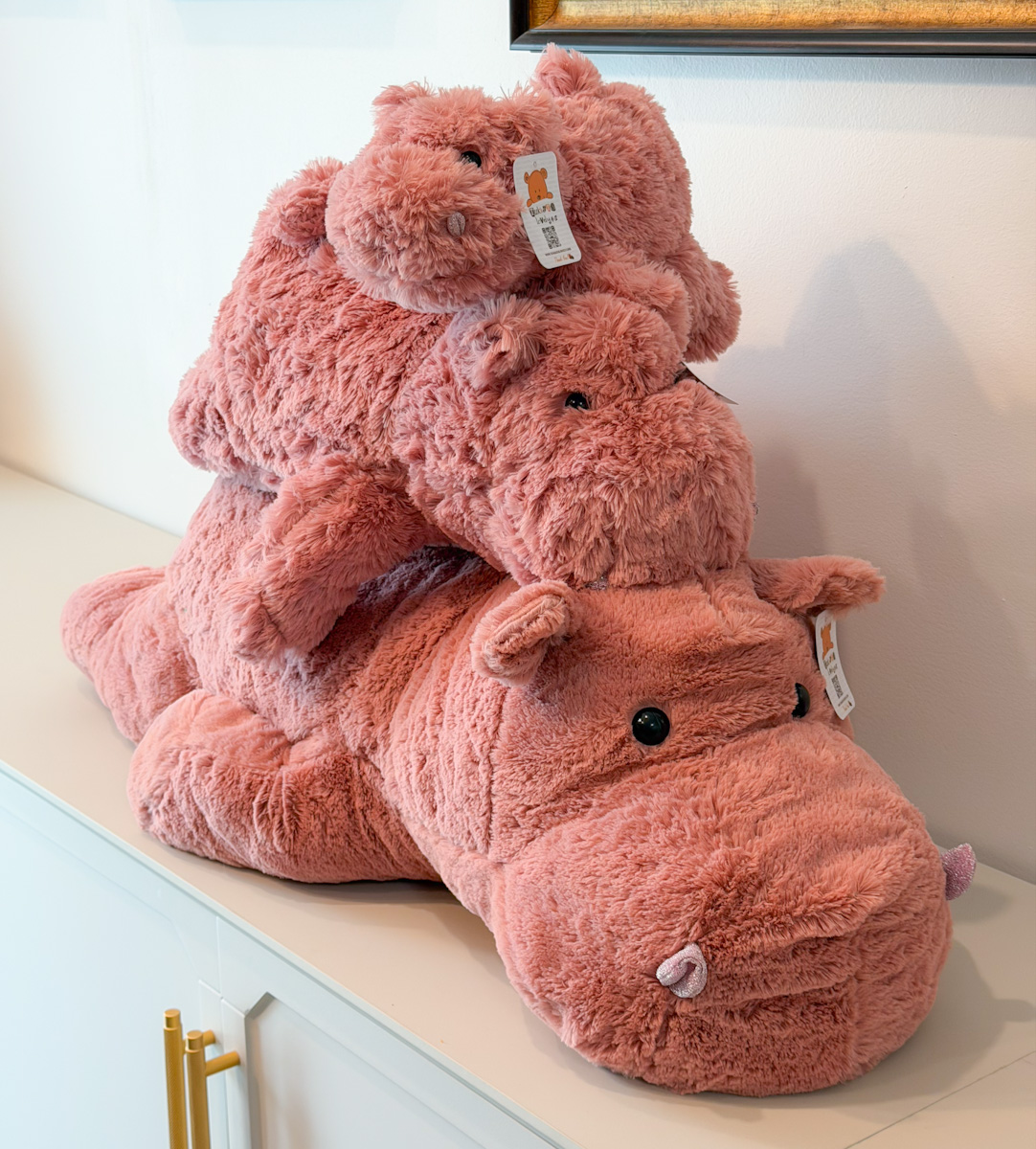 ตุ๊กตาฮิปโป (น้องหมูเด้ง)  35-85cm