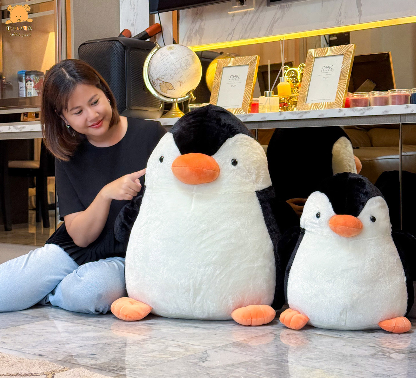 ตุ๊กตาเพนกวินตัวใหญ่ 45-65cm