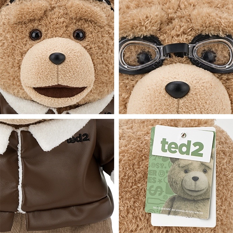ตุ๊กตาหมีเท็ด Ted ขนาด 30cm (ชุดกันฝน ชุดนักบิน ชุดสูท)