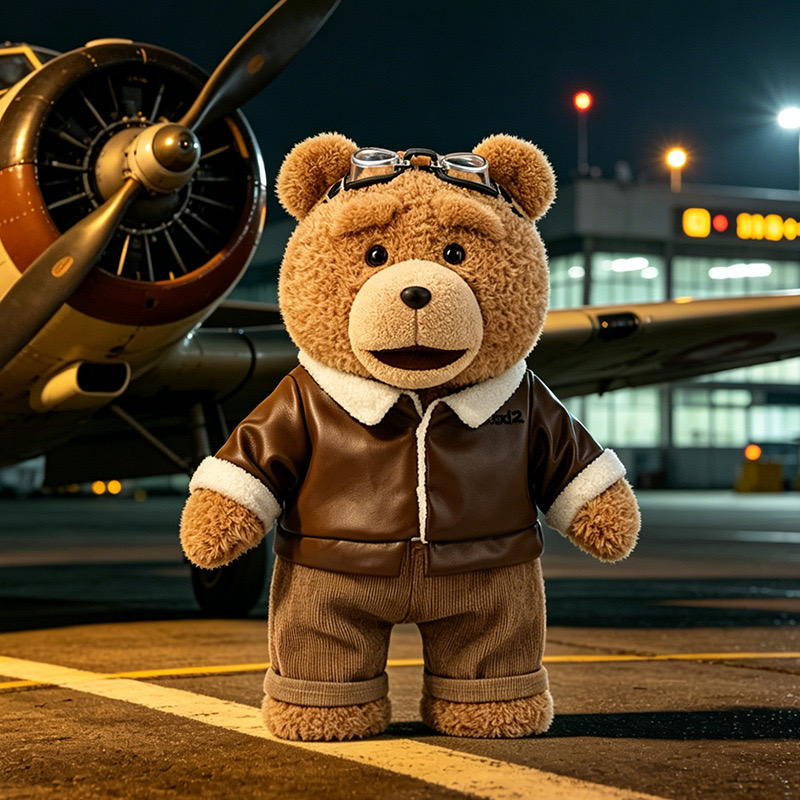 ตุ๊กตาหมีเท็ด Ted ขนาด 30cm (ชุดกันฝน ชุดนักบิน ชุดสูท)