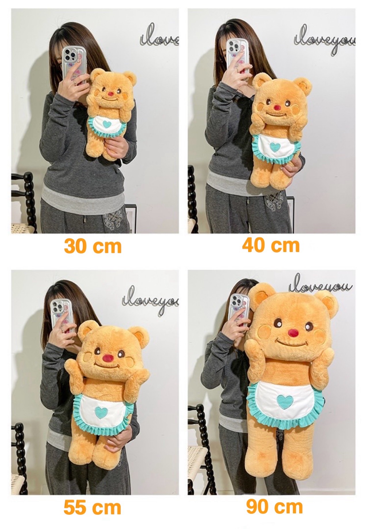 ตุ๊กตาหมีเนย (Butter Bear) 30-90cm