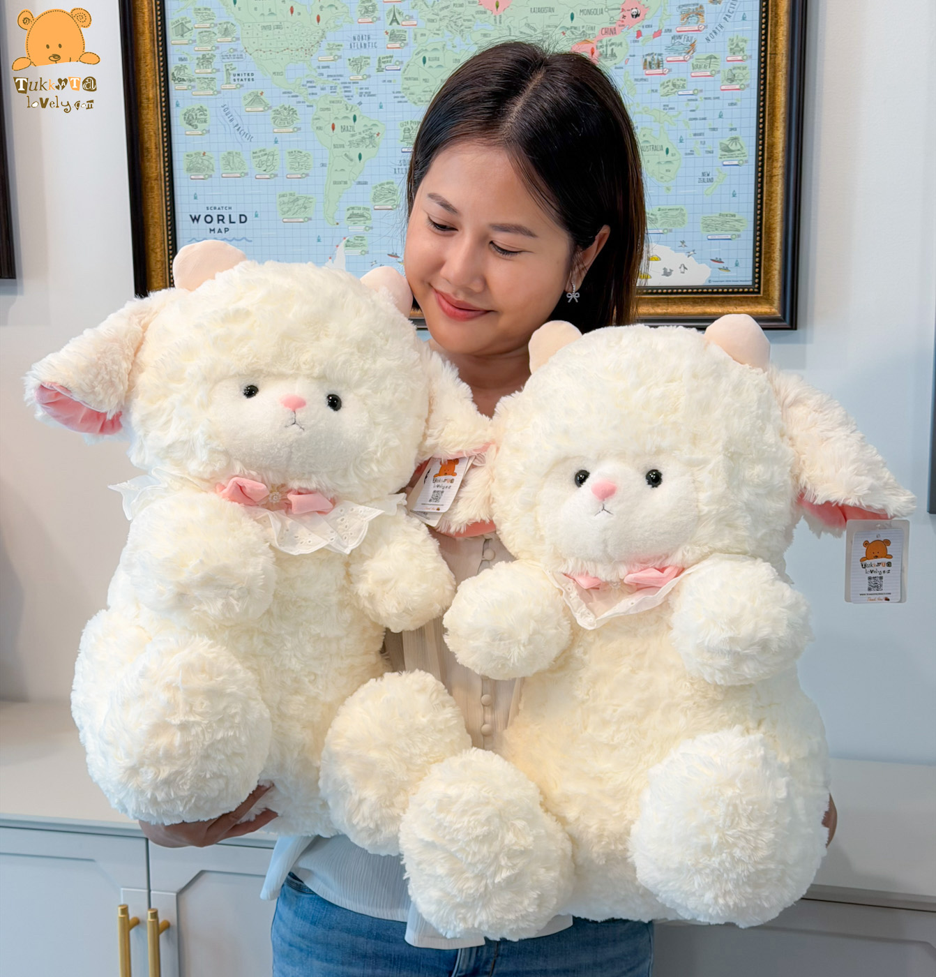 ตุ๊กตาแกะขนนุ่ม 50cm