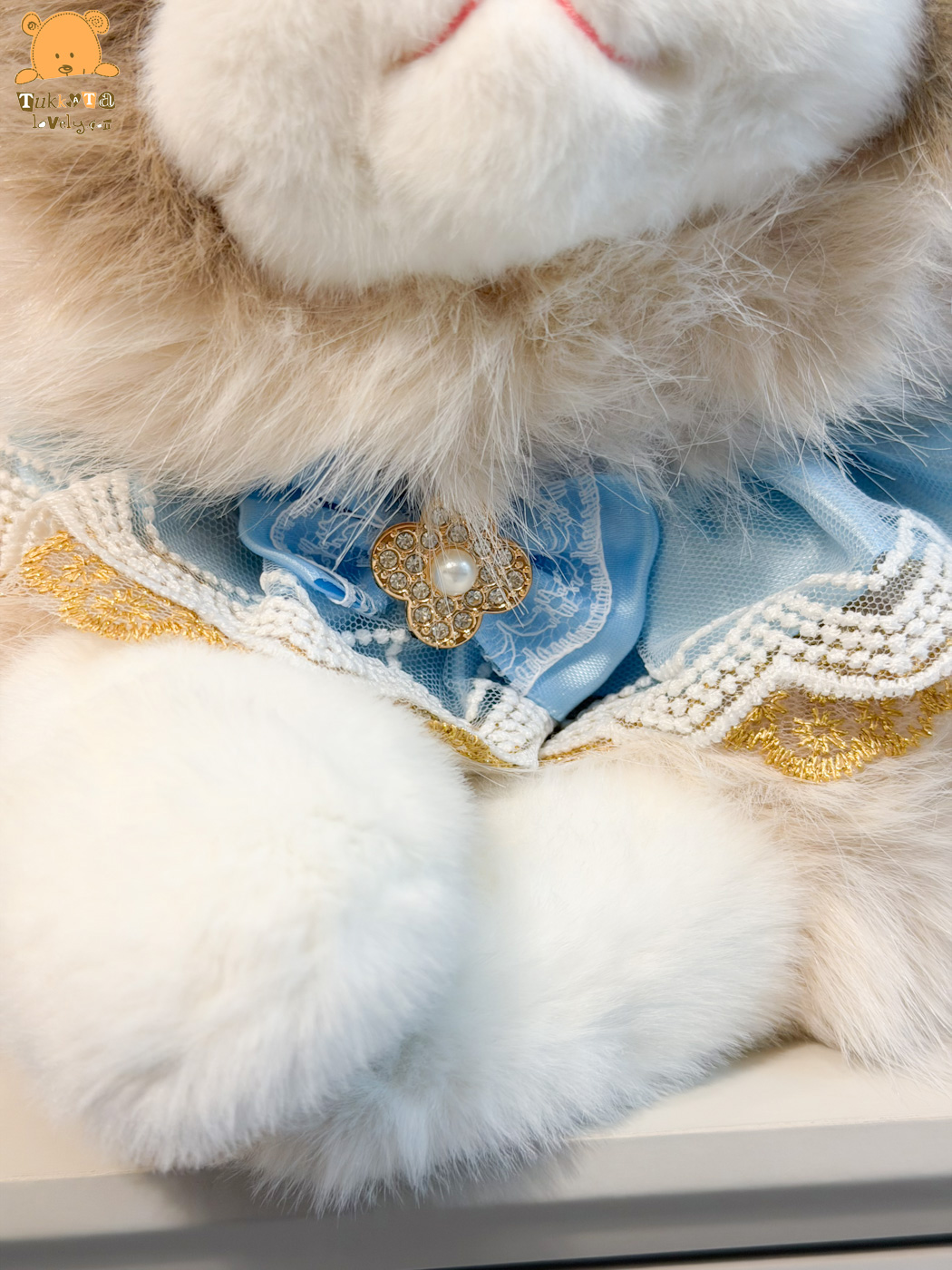 ตุ๊กตาแมวขนนุ่มฟู 55cm