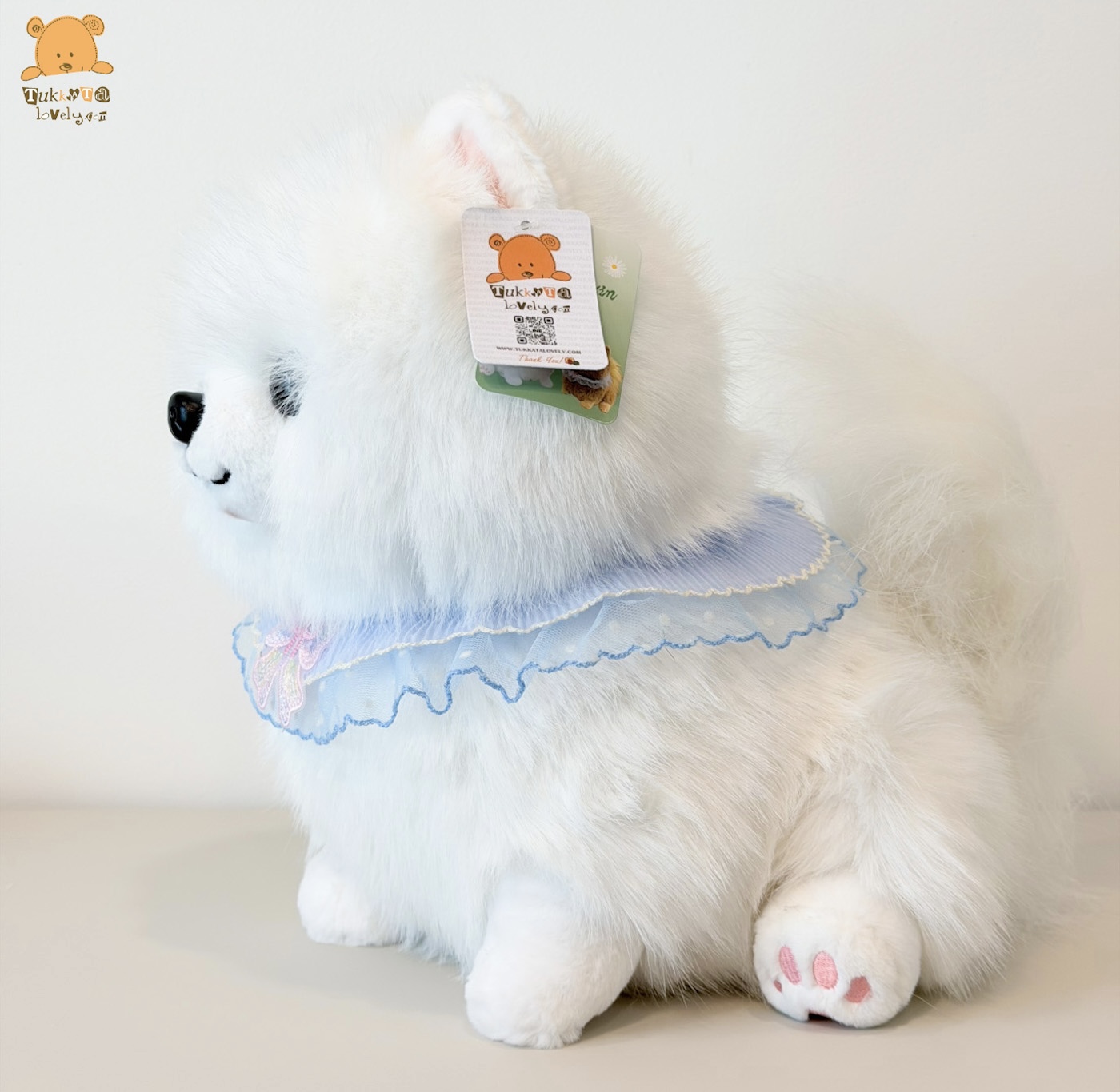 ตุ๊กตาปอมเมอเรเนียนขนฟู 30cm