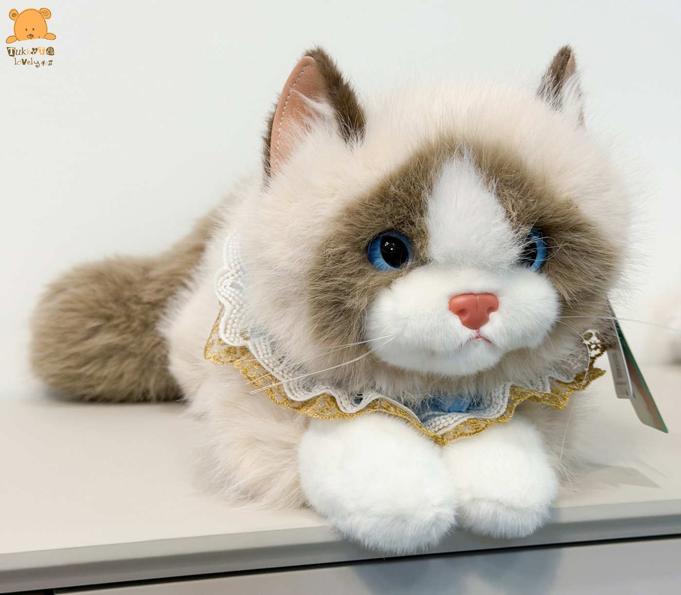 ตุ๊กตาแมวขนนุ่มฟู 55cm