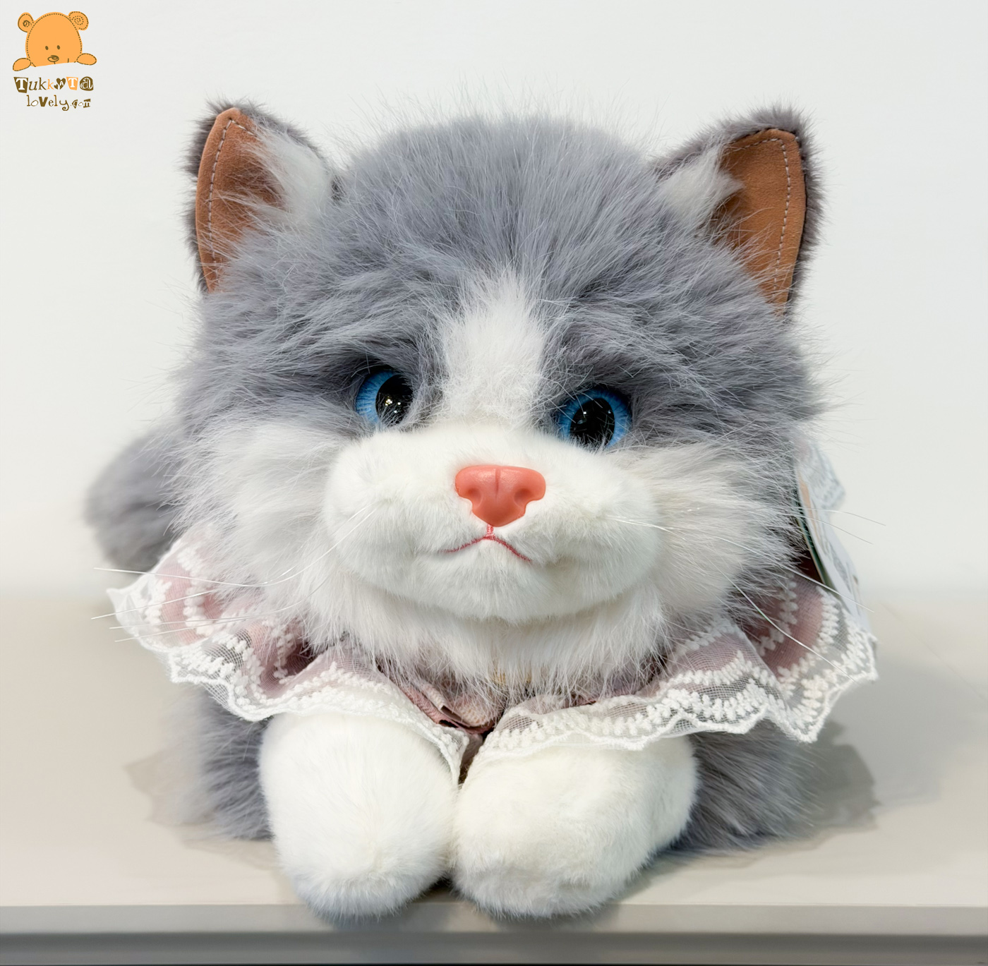 ตุ๊กตาแมวขนนุ่มฟู 55cm