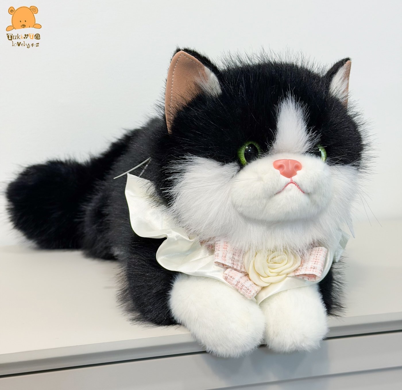 ตุ๊กตาแมวขนนุ่มฟู 55cm