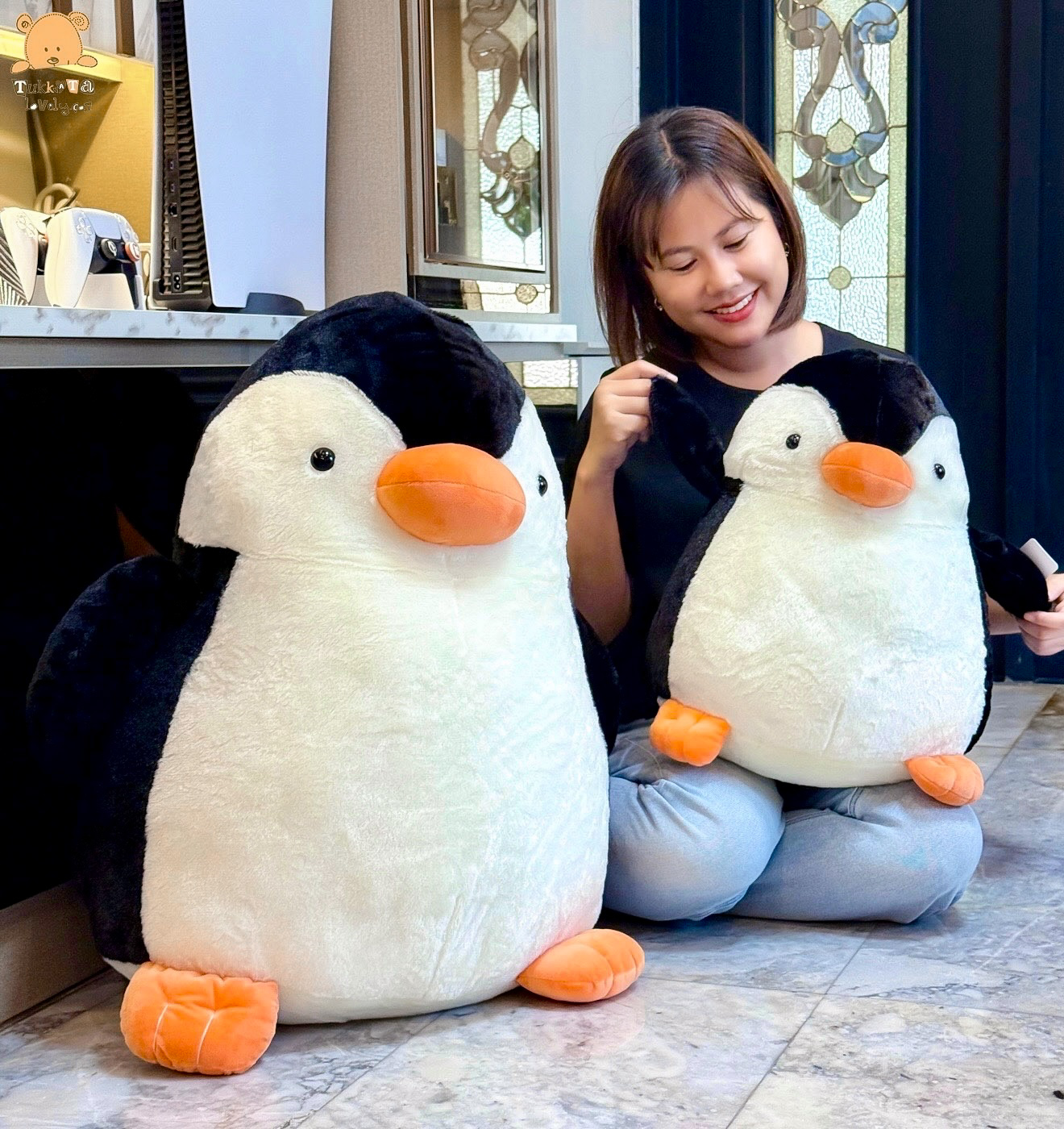 ตุ๊กตาเพนกวินตัวใหญ่ 45-65cm