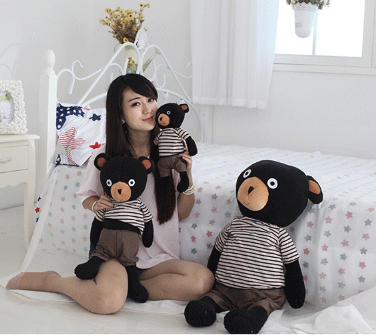 ตุ๊กตาหมีบ๊องส์ (Bon nounours) 25-85cm.