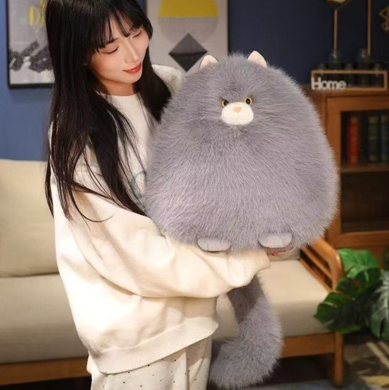 ตุ๊กตาแมวอ้วนขนฟู ขนาด 40cm