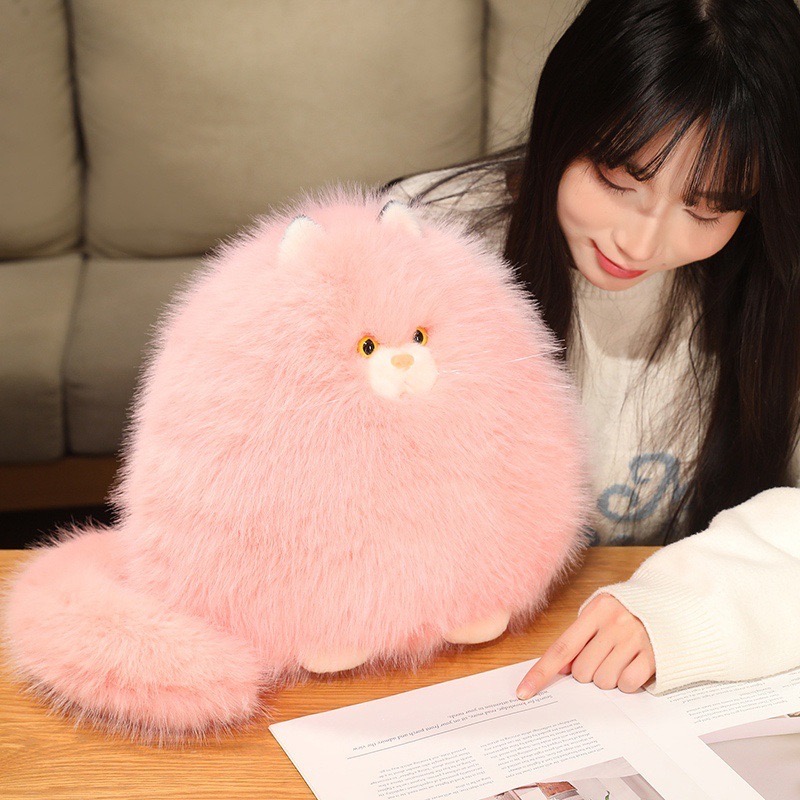 ตุ๊กตาแมวอ้วนขนฟู ขนาด 40cm