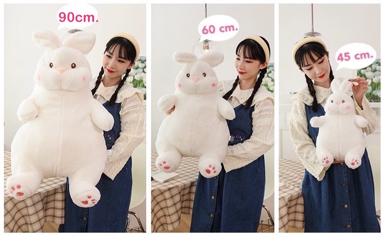 ตุ๊กตากระต่ายอ้วนตัวใหญ่ 45-90cm
