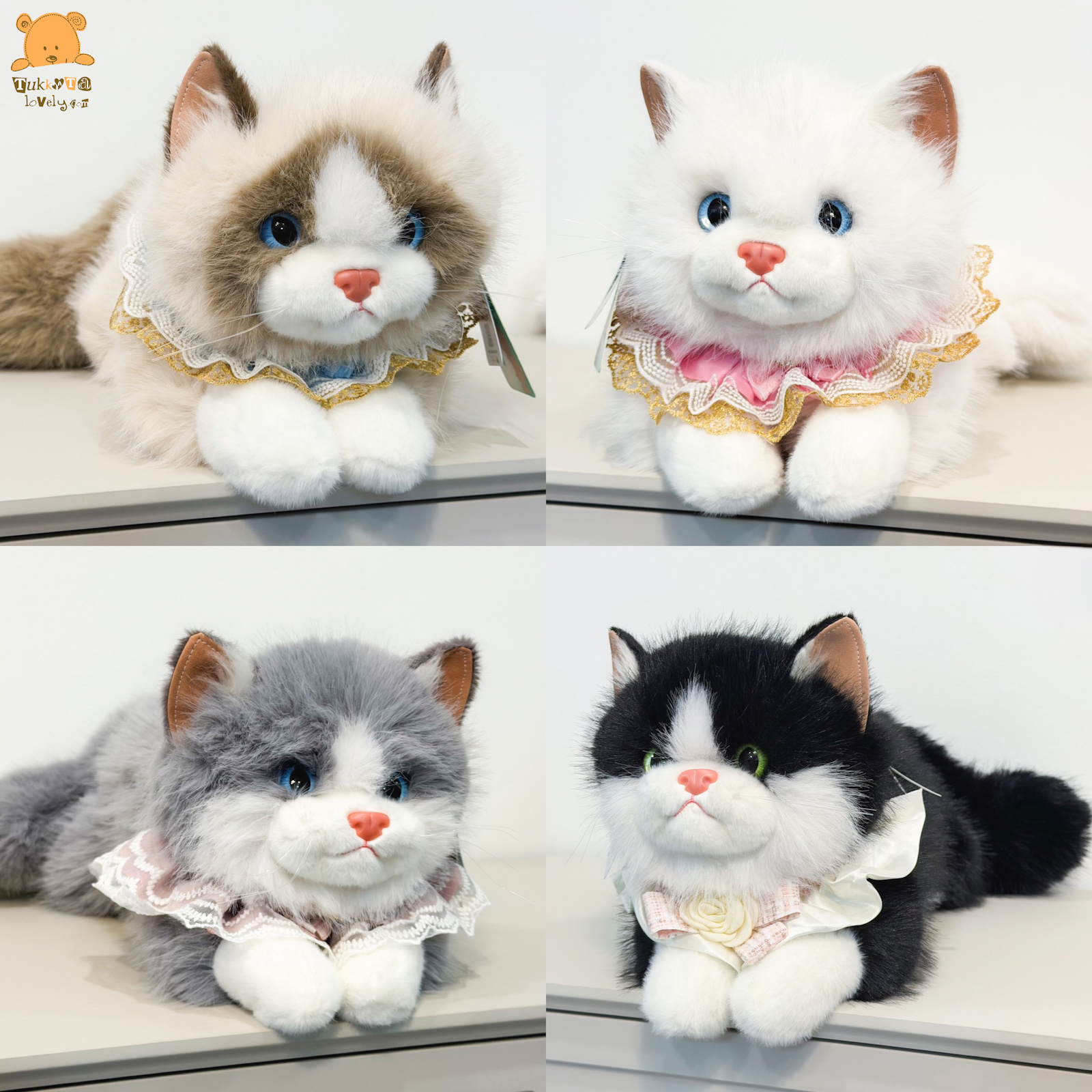 ตุ๊กตาแมวขนนุ่มฟู 55cm