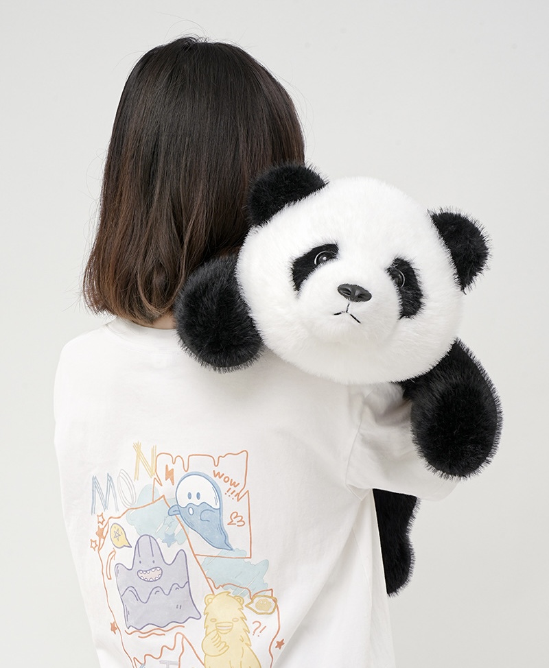 ตุ๊กตาหมีแพนด้า ขนนุ่มพรีเมียม ขนาด 65cm