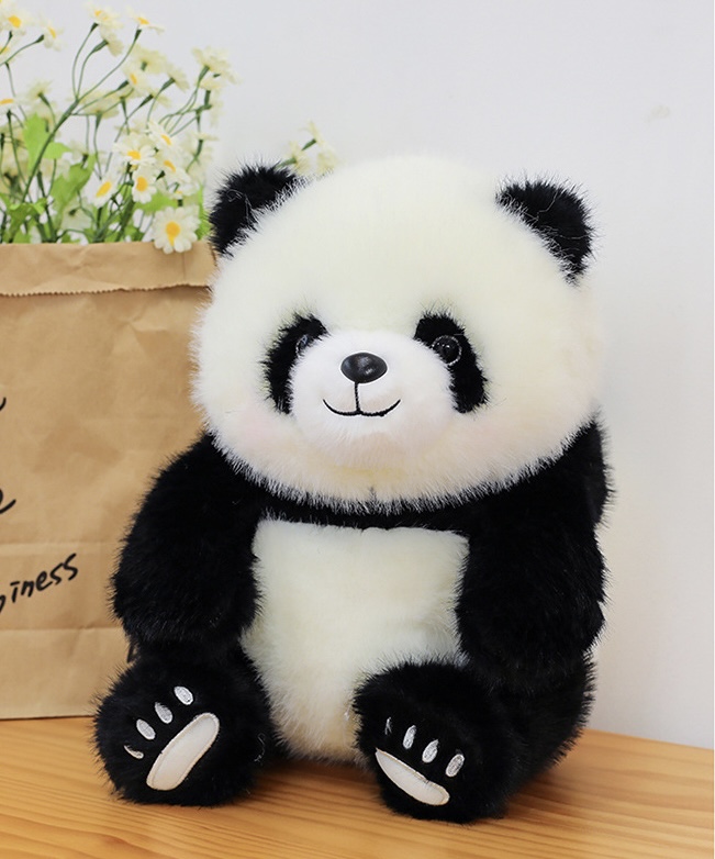 ตุ๊กตาหมีแพนด้าอ้วน ขนนุ่ม 50-70cm