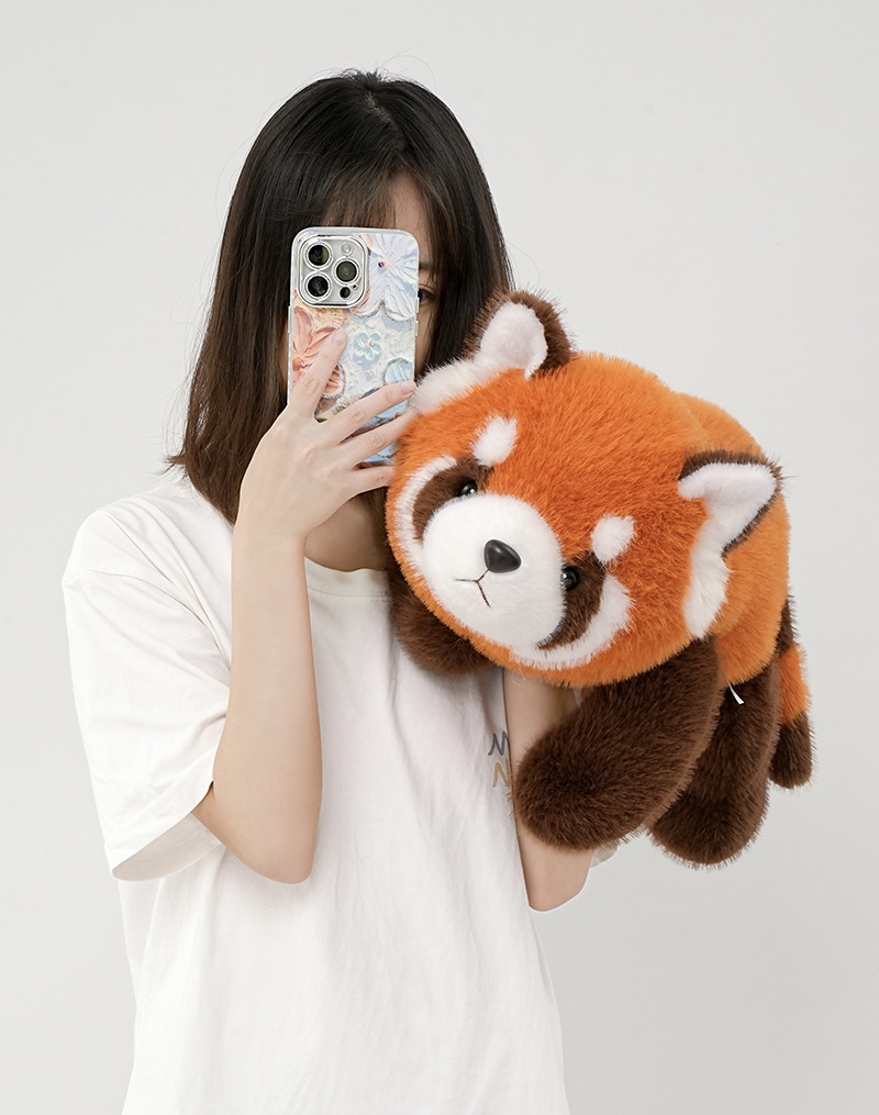ตุ๊กตาแพนด้าแดง (Red Panda) ขนนุ่มพรีเมียม ขนาด 65cm