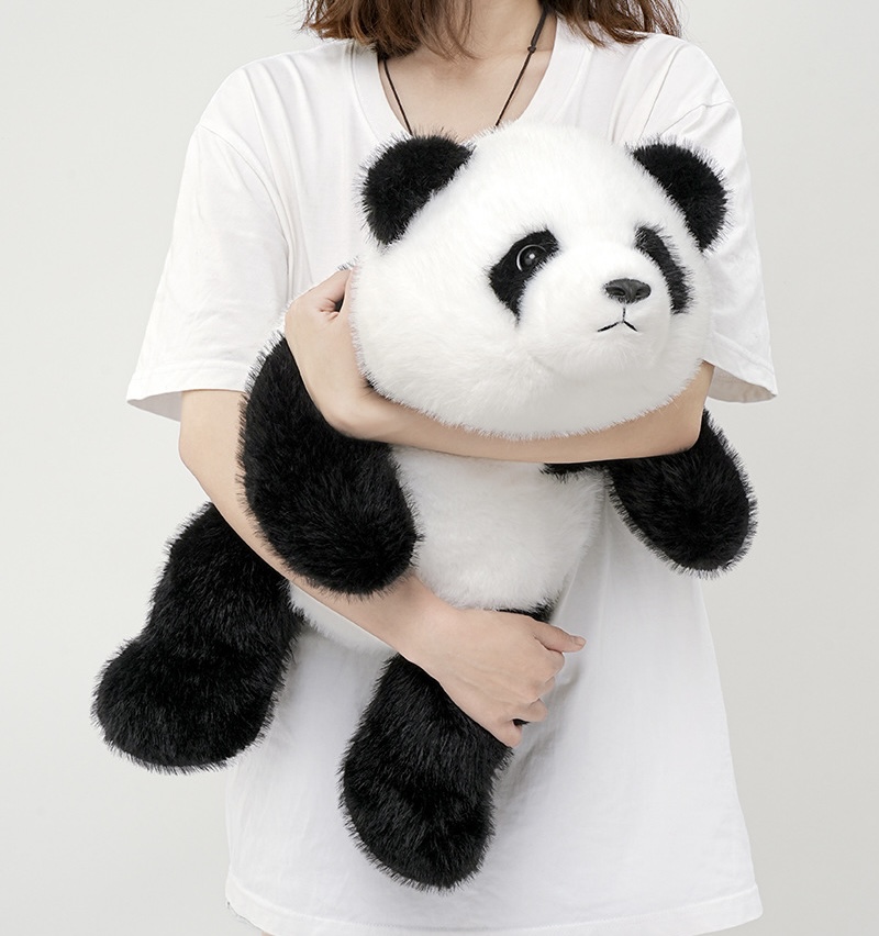ตุ๊กตาหมีแพนด้า ขนนุ่มพรีเมียม ขนาด 65cm