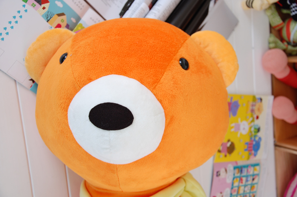 ตุ๊กตา 4 สหาย (ตุ๊กตาหมี) สีส้มสดใส 100cm.