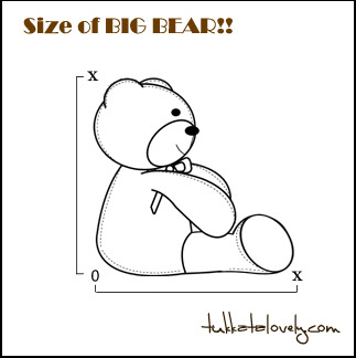 ตุ๊กตาหมีหลับ ขนาด 1.6 เมตร
