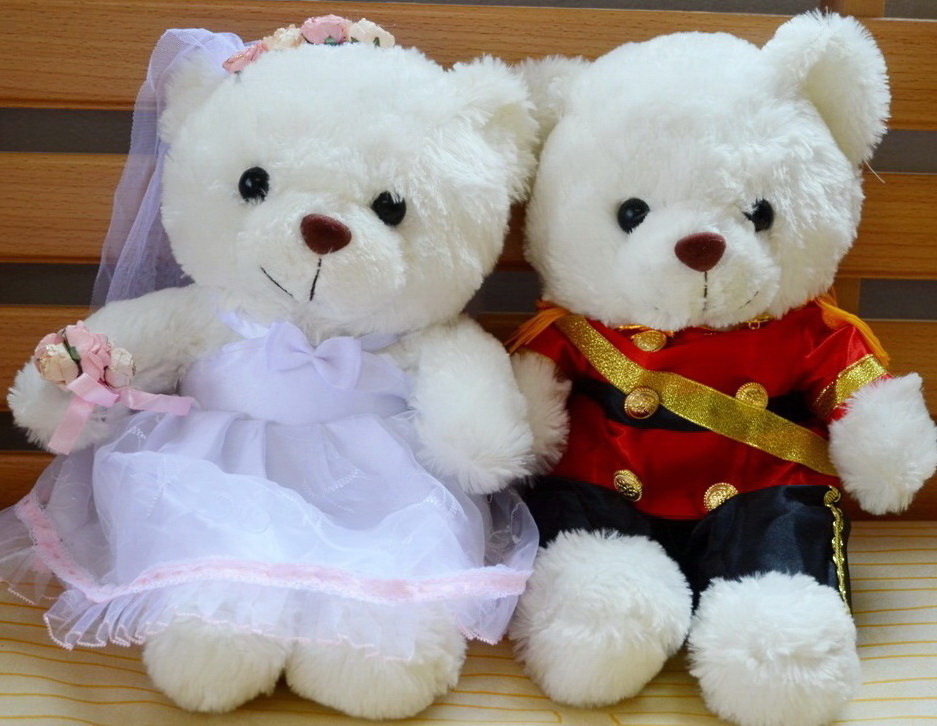 ตุ๊กตาหมีน้อยคู่รักเจ้าชาย-เจ้าหญิง