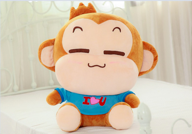 ตุ๊กตาลิงน้อยแก้มป่อง ขนาด 40cm. ตุ๊กตาลิงน้อยแก้มป่อง ขนาด 40cm.