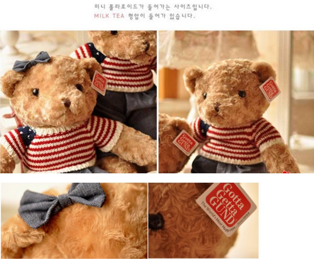 ตุ๊กตาหมีเท็ดดี้แบร์คู่รัก