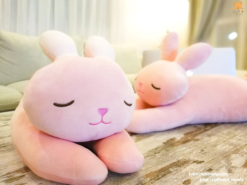 ตุ๊กตากระต่ายหลับ (Pink)