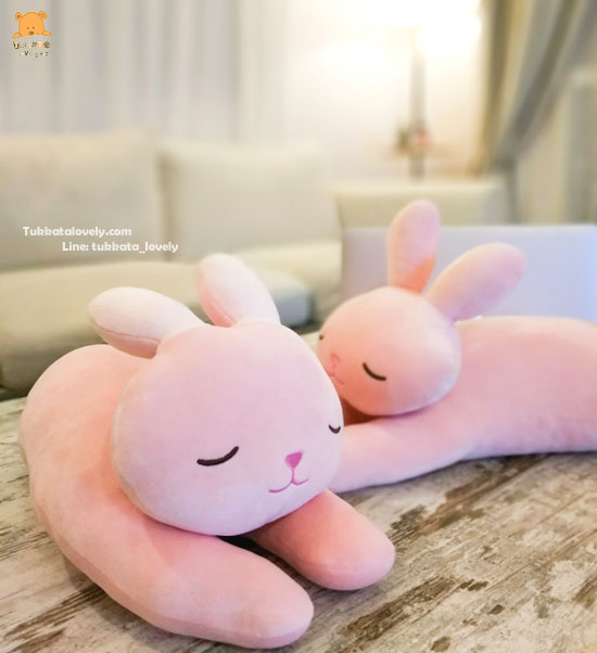 ตุ๊กตากระต่ายหลับ (Pink)