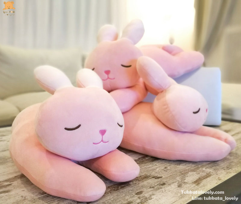 ตุ๊กตากระต่ายหลับ (Pink)