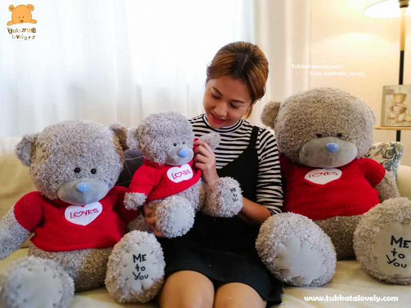 ตุ๊กตาหมีเท็ดดี้ (Me to you) 40-60-80cm