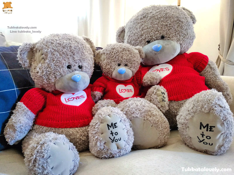 ตุ๊กตาหมีเท็ดดี้ (Me to you) 40-60-80cm
