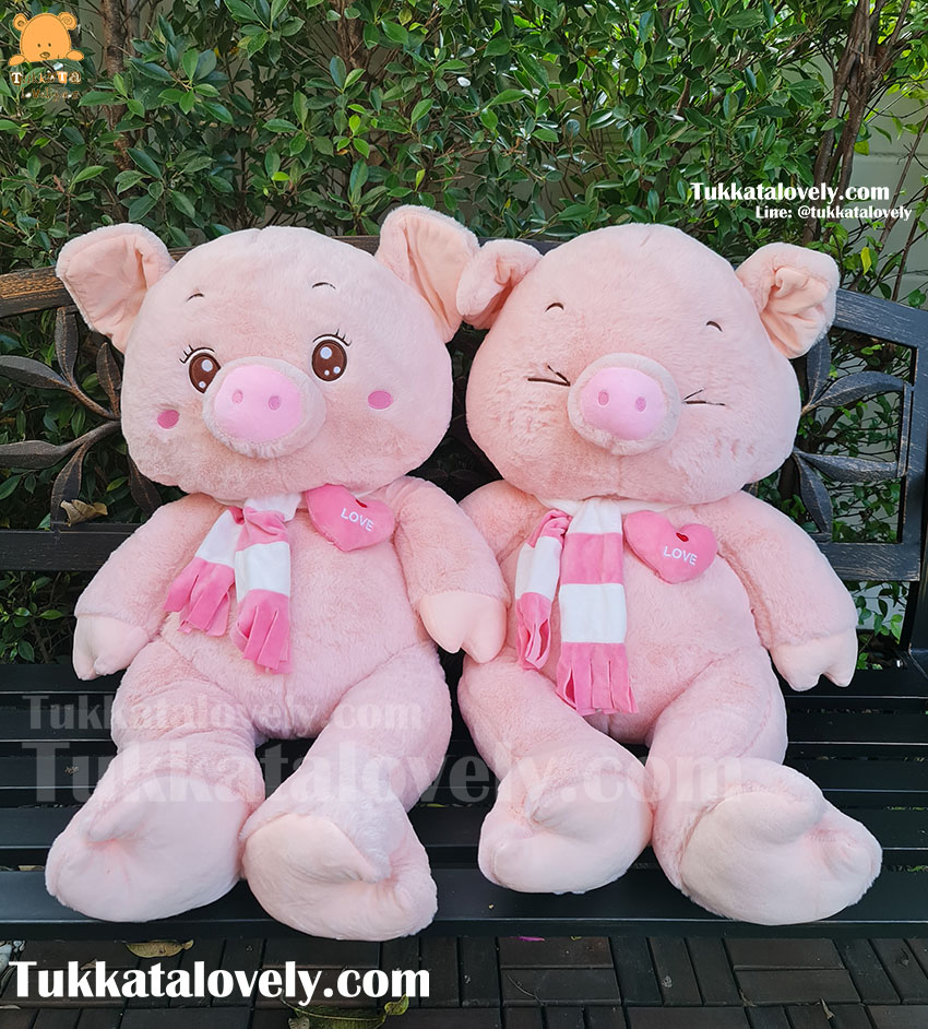 ตุ๊กตาหมูอ้วน 100cm ตุ๊กตาหมูอ้วน 100cm