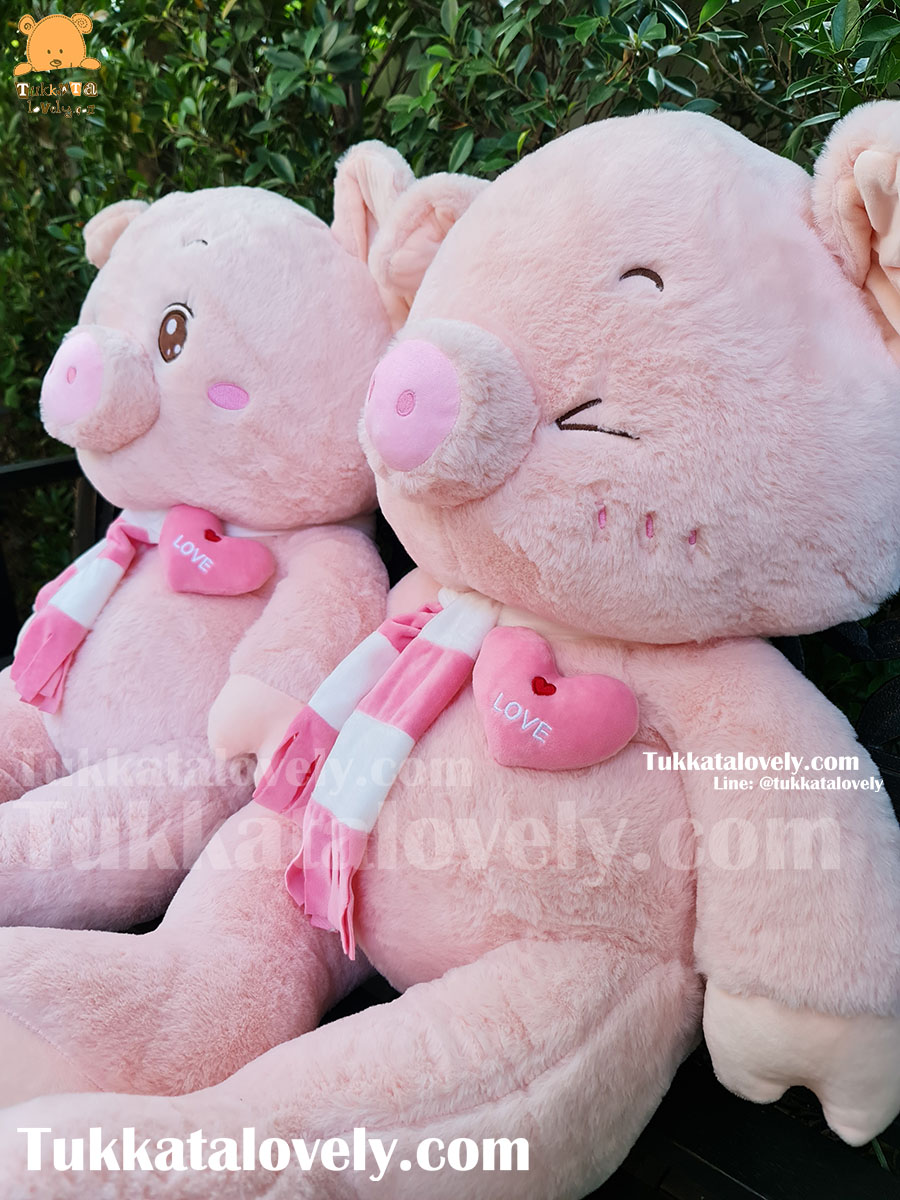 ตุ๊กตาหมูอ้วน 100cm ตุ๊กตาหมูอ้วน 100cm