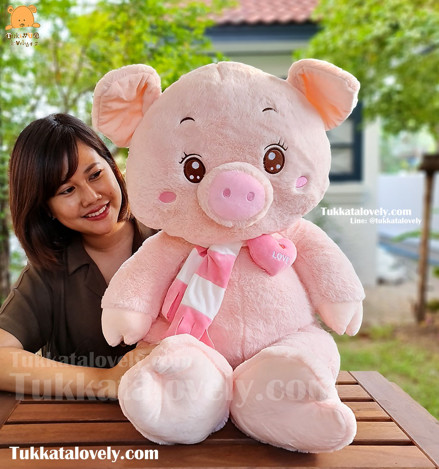 ตุ๊กตาหมูอ้วน 100cm ตุ๊กตาหมูอ้วน 100cm