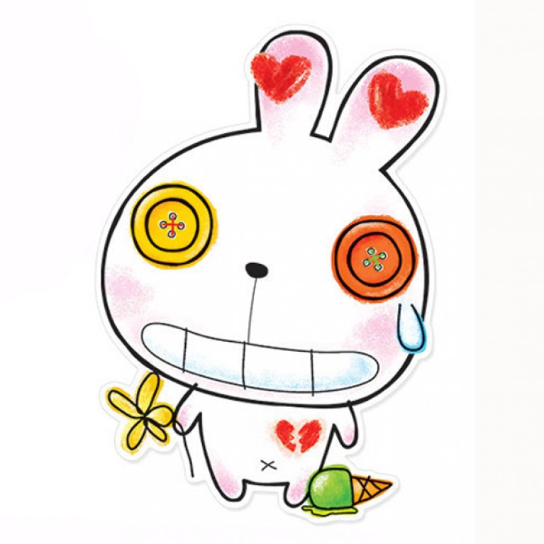 การ์ดกระต่ายสื่อรัก